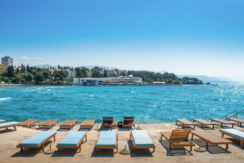Bacvice beach in Split