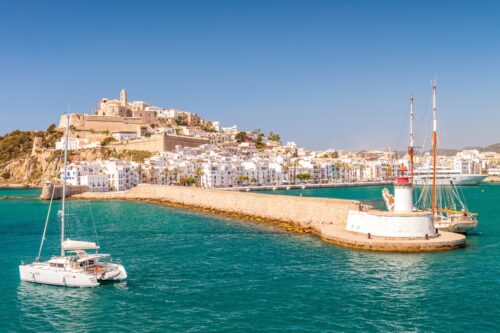 View of Eivissa in Ibiza