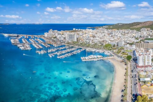 View of Sant Antoni, Ibiza