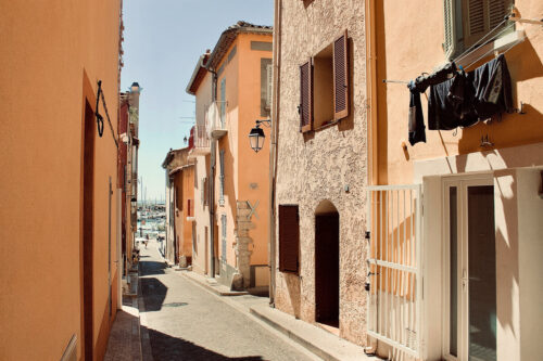 In downtown Cassis