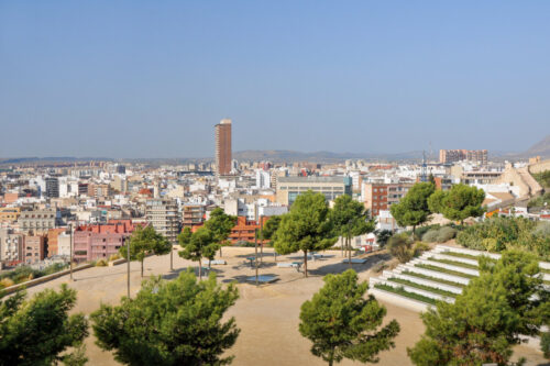 A park in Alicante's San Anton district