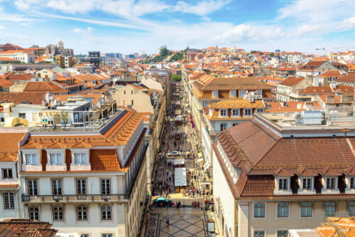 Baixa in Lisbon