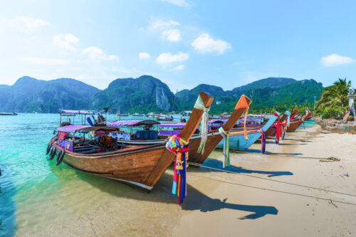 Beach in the south of Koh Phi Phi