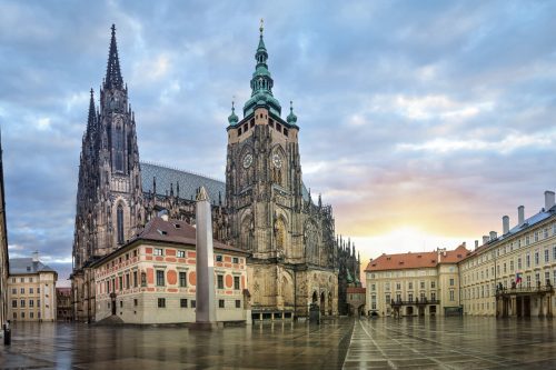 Prague Castle in the Hradcany district