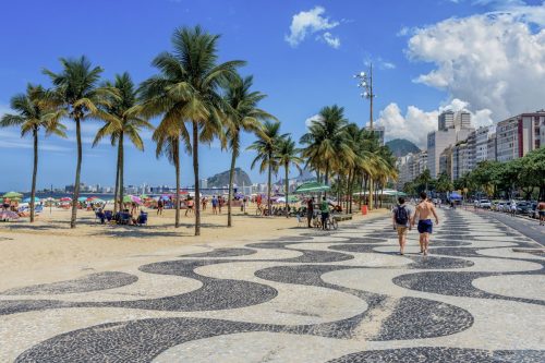 Copacabana beach in Rio