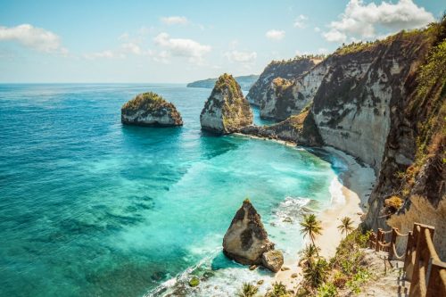 Diamond Beach in Nusa Penida