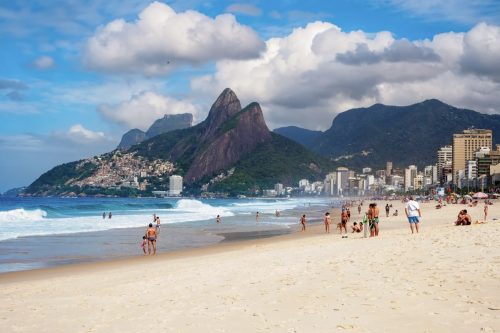 Ipanema beach in Rio