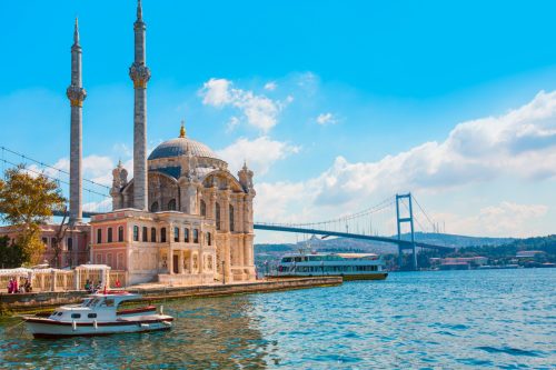 Ortaköy Mosque and the Bosphorus Bridge, Istanbul