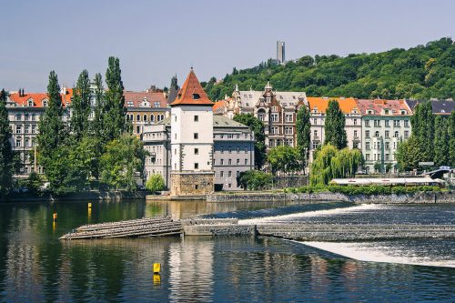 Prague's Smichov district