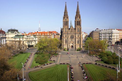 Church in Vinohrady, Prague