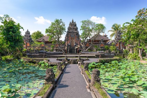 Temple Saraswati in Ubud, Bali