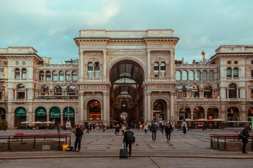 Historical center of Milan