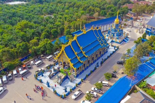 Blue temple Kok in Chiang Rai