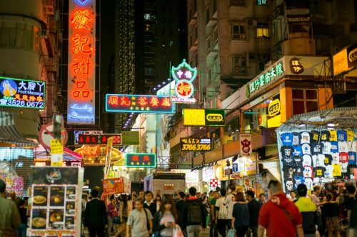 Mong Kok in Hong Kong