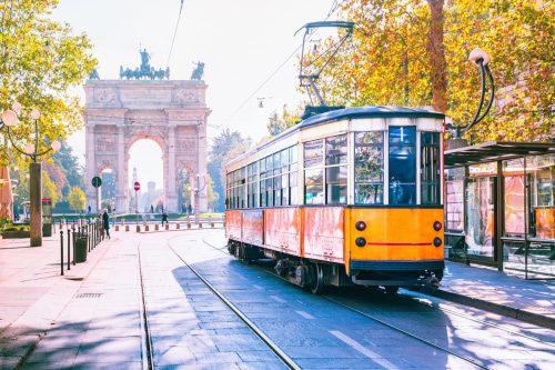 Sempione Park in Milan