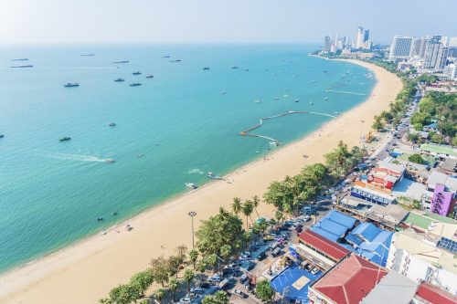 Pattaya Beach in Pattaya