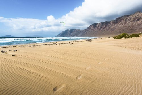 Playa de Famara in Lanzarote