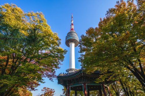 Seoul Tower in Itaewon in Seoul