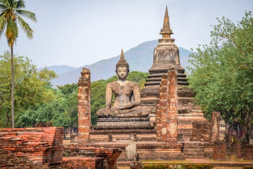 Statue in Sukhothai Historical Park