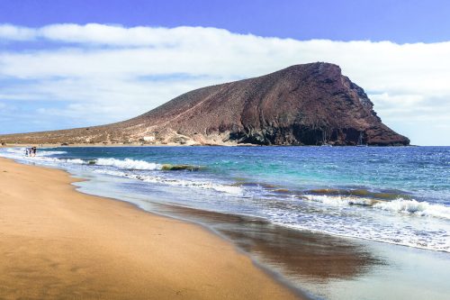 Tejita beach in the south of Tenerife