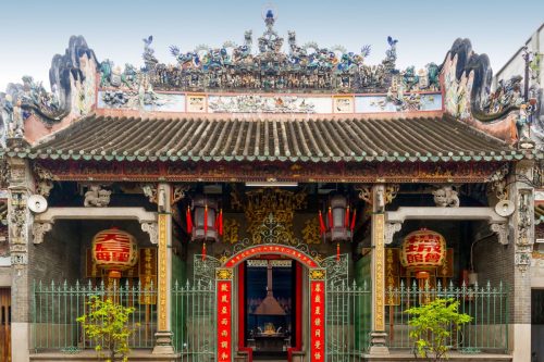 Temple in Ho Chi Minh's Cholon district