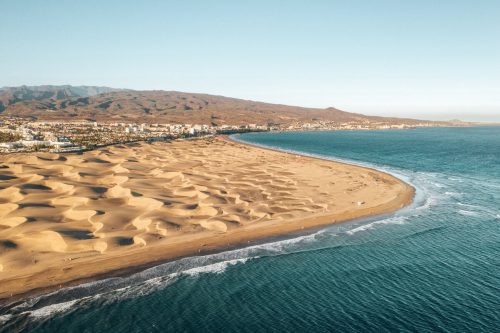 Maspalomas dunes in Gran Canaria