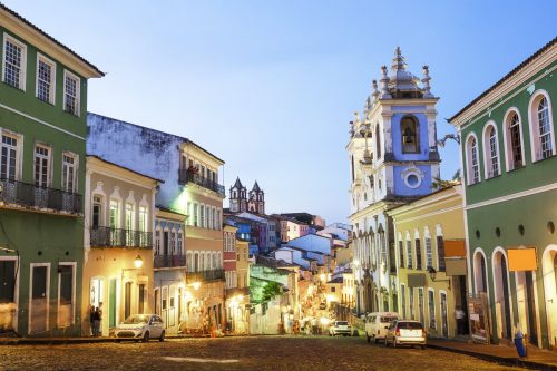 Pelourinho district in Salvador de Bahia