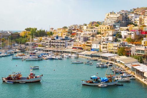 Port of Piraeus in Athens