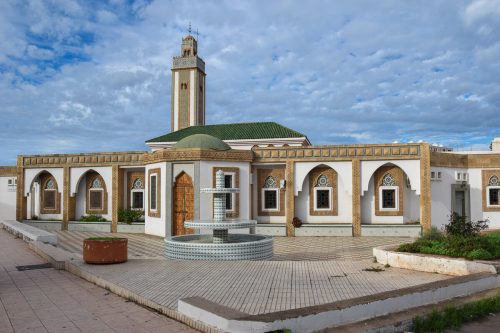 Lebanon mosque in swiss district in Agadir