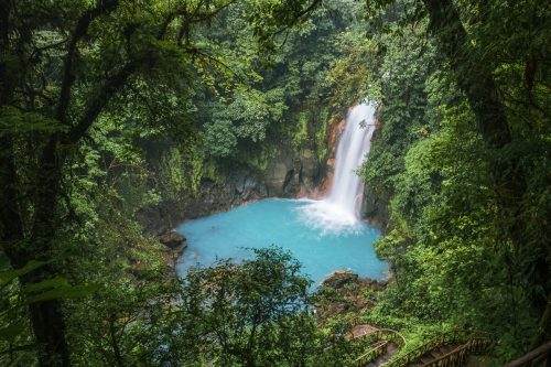 A waterfall in Central America