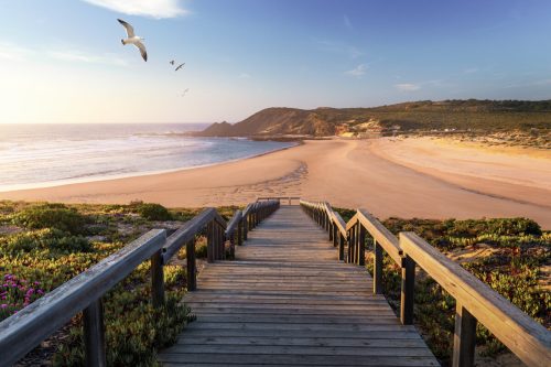 Beach on Algarve's west coast