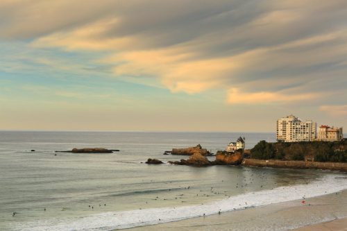 Beaurivage and Côte des Basques area, Biarritz, France